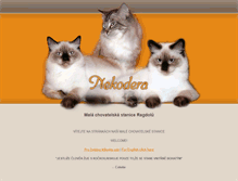 Tablet Screenshot of nekodera.cz